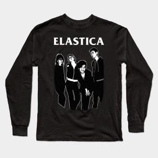 Elastica - Engraving Style Long Sleeve T-Shirt